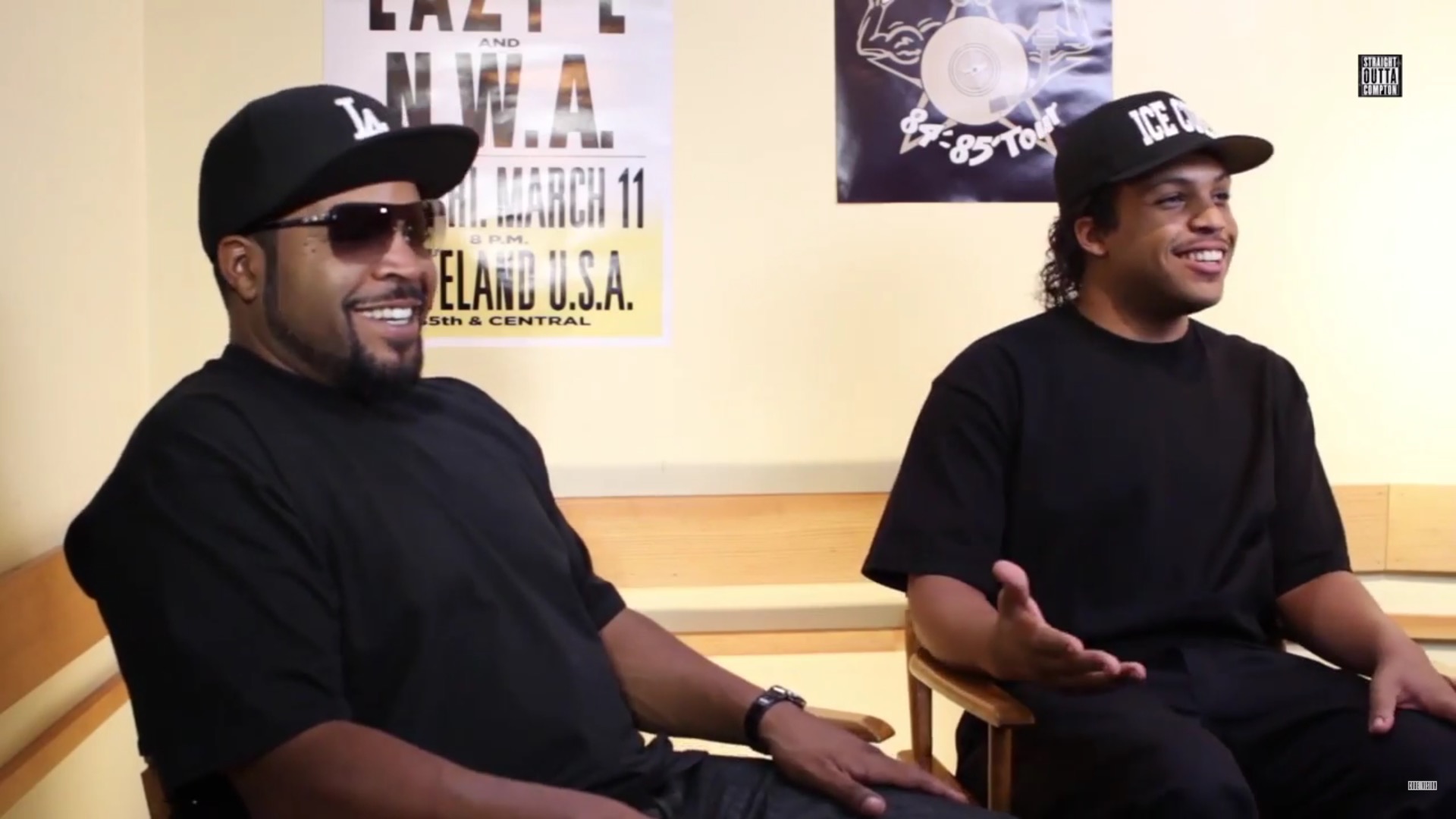 VIDEO: Ice Cube & O'Shea Jr. Discuss Straight Outta Compton
